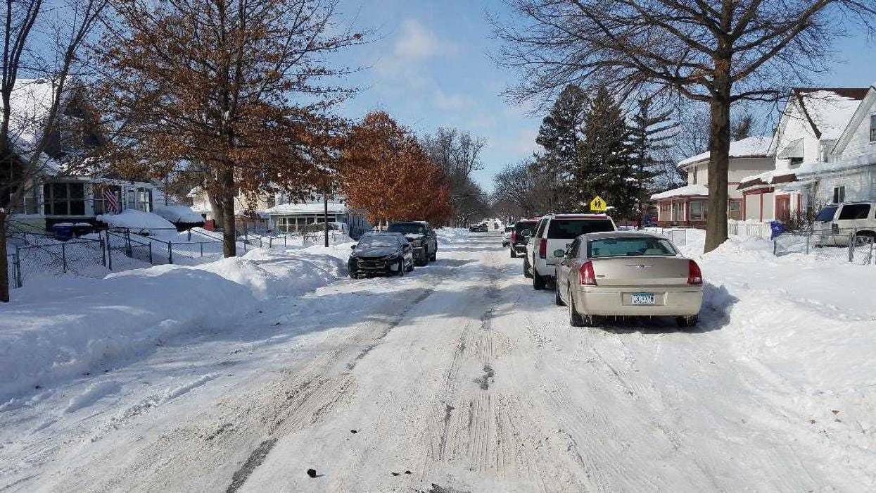 St. Paul streets and snow