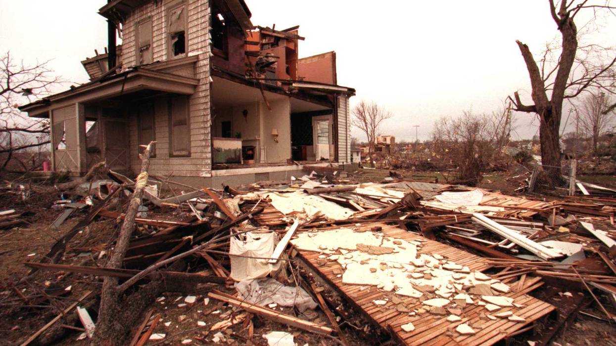 St. Peter tornado damage
