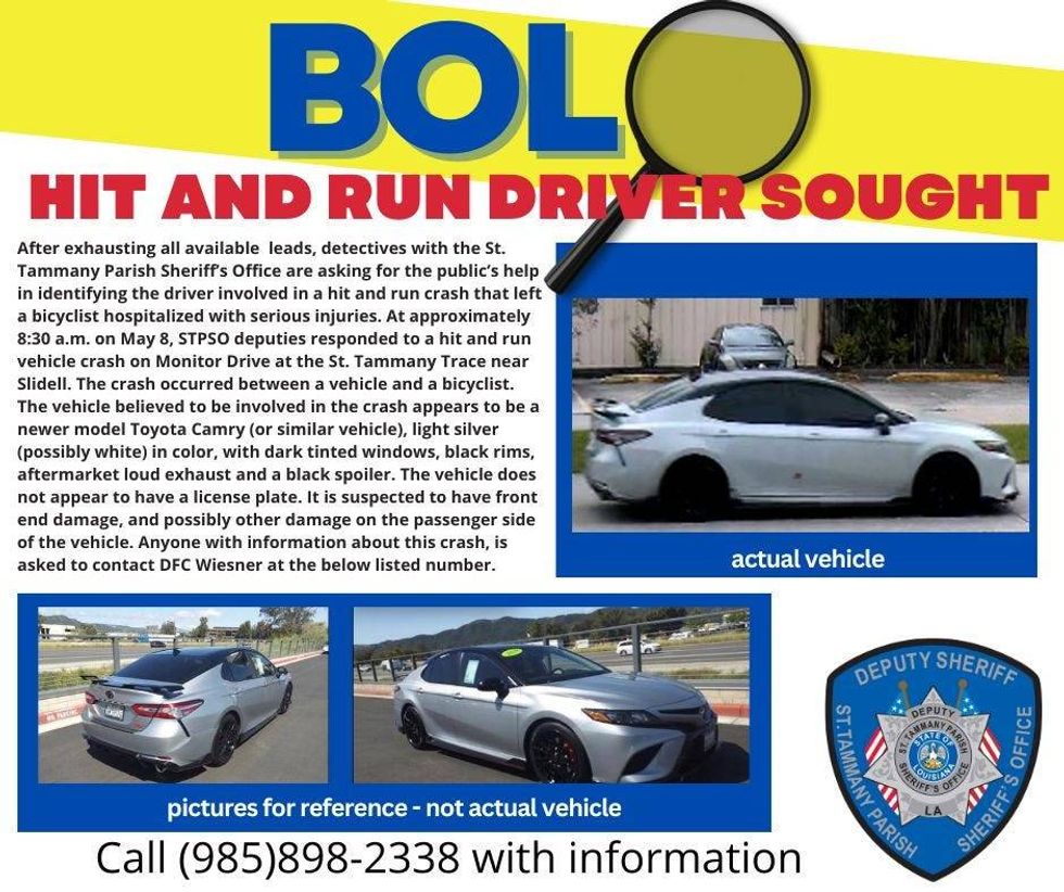 St. Tammany investigators want help solving hit-&-run