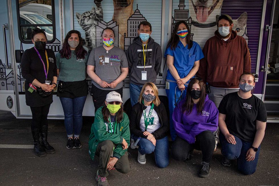 Staff and volunteers of the Cleveland Animal Protective League at the first Prevention Convention on April 14th, 2021