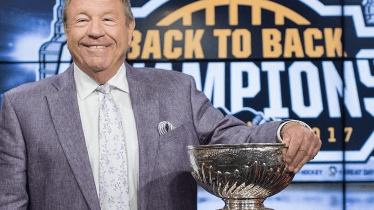 Stan Savran with Stanley Cup