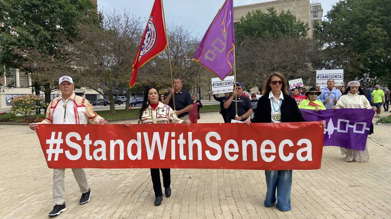 Stand with Seneca march