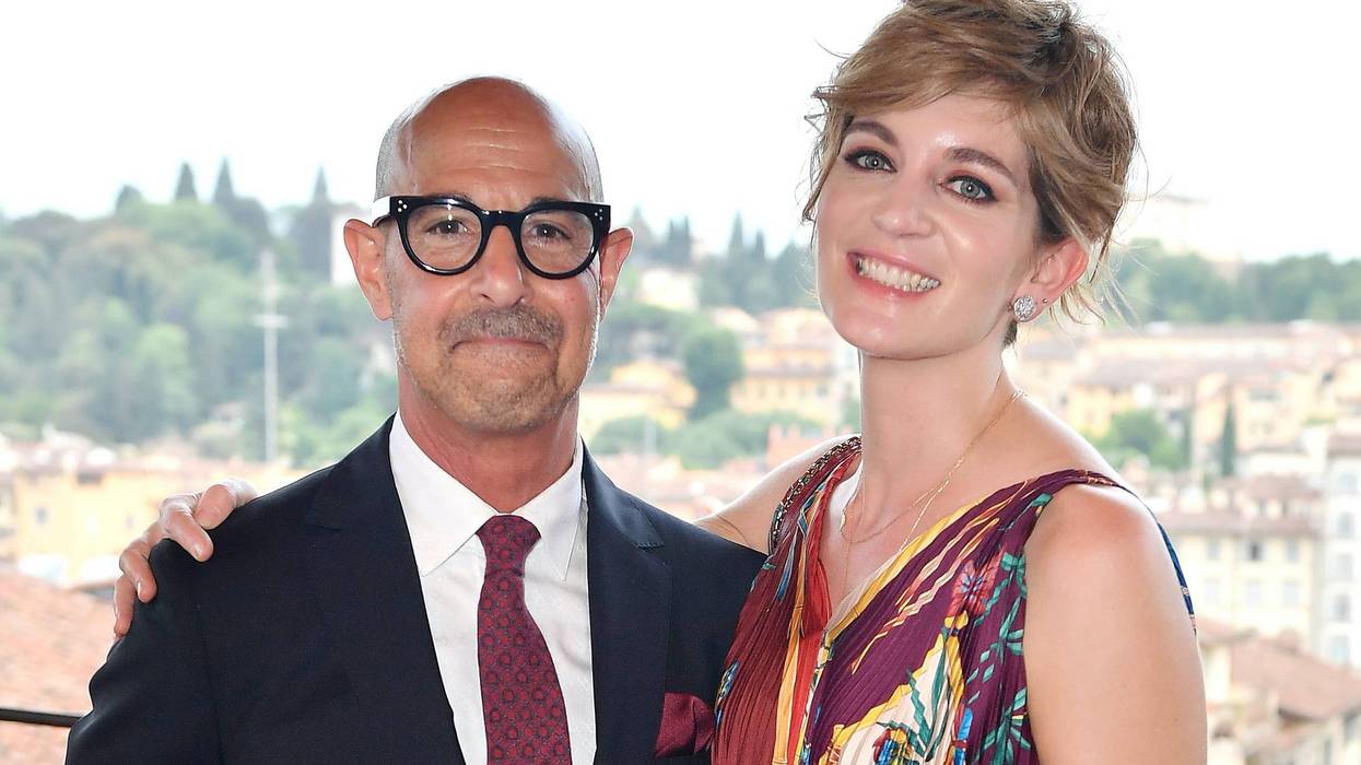 Stanley Tucci and wife Felicity Blunt