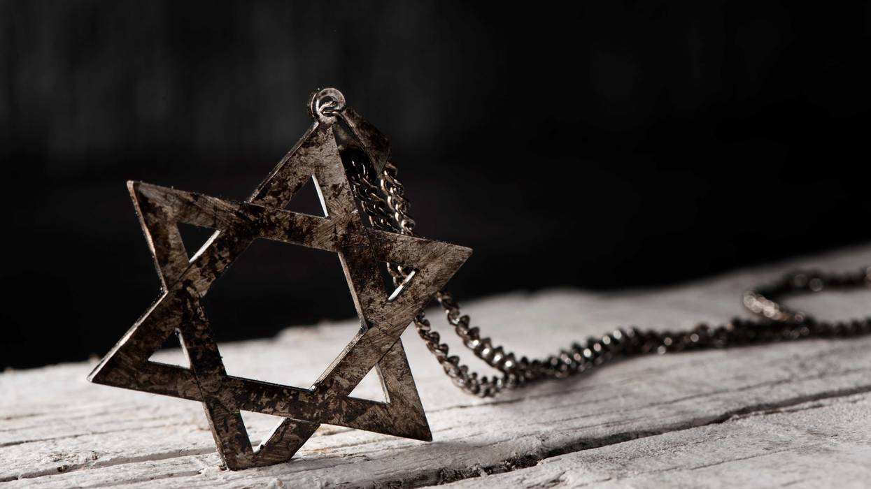 star of david on a necklace