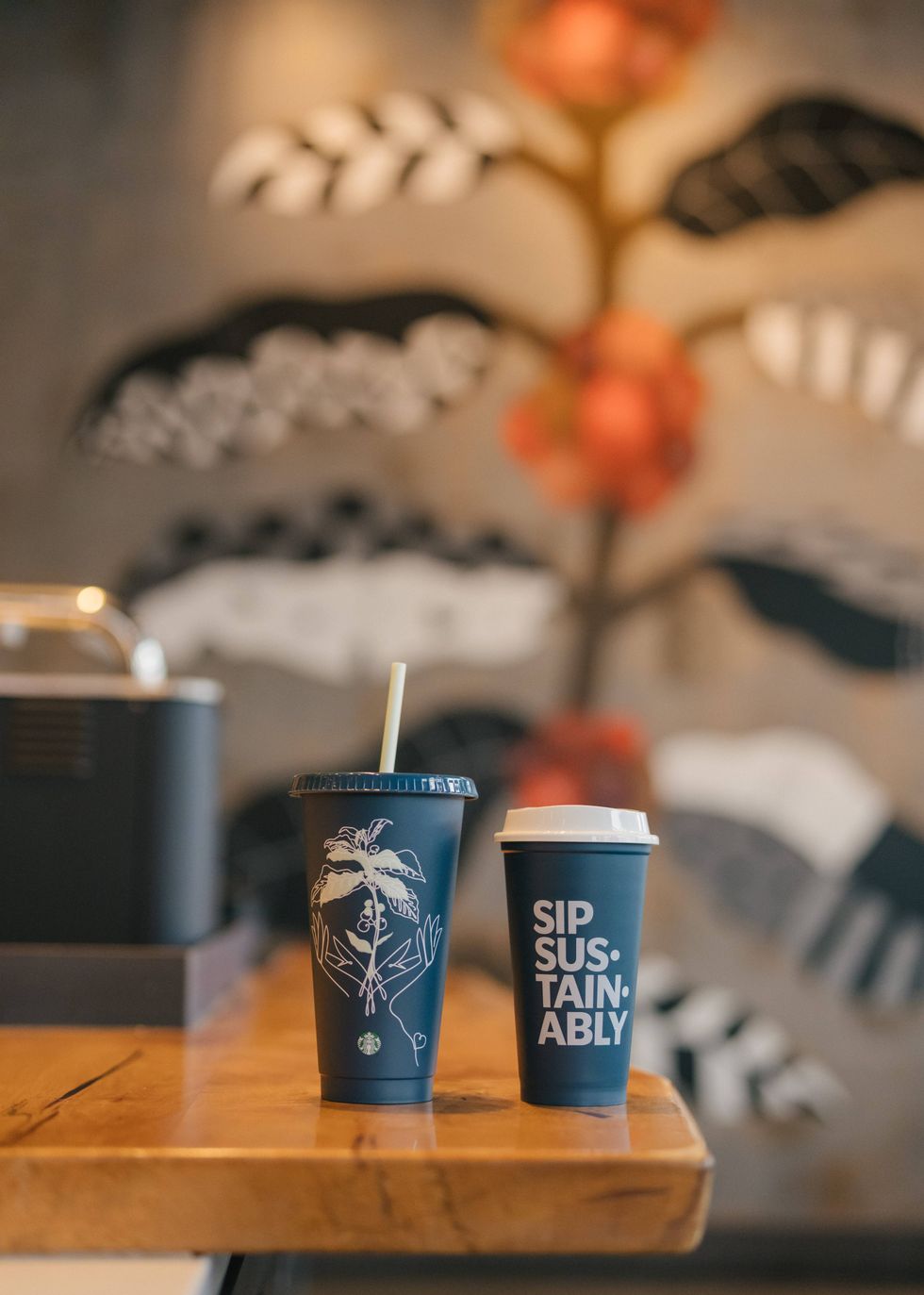 Starbucks Earth month hot and cold