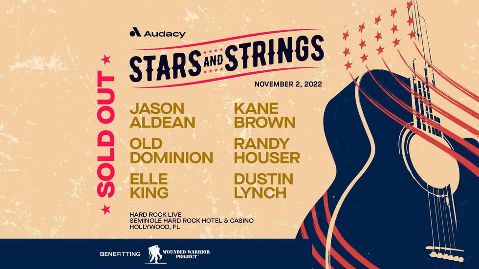 Audacy's 'Stars and Strings' with Jason Aldean, Kane Brown, Old Dominion and more