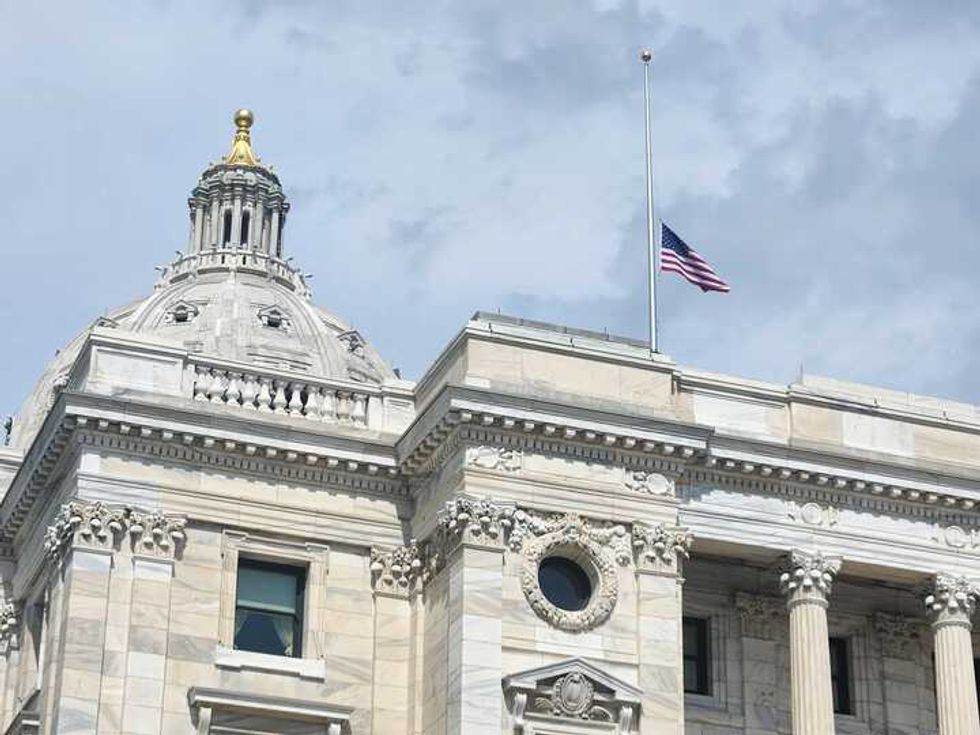 State capitol flag