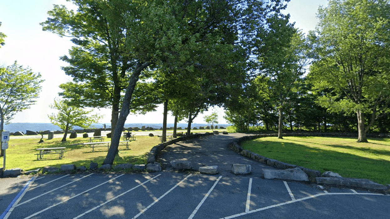 State Line Lookout, the park where a body was found on Thursday.