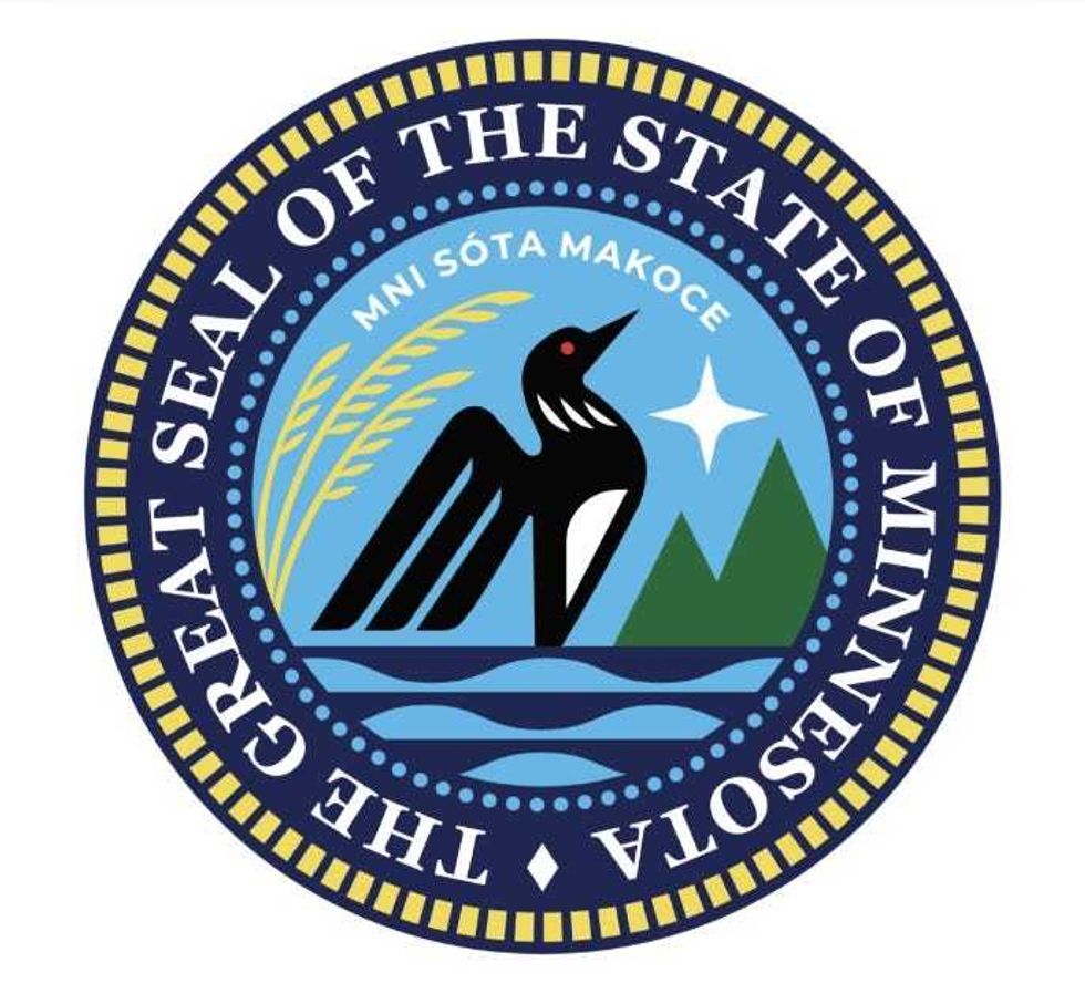 State Seal, Minnesota, Loon, Water
