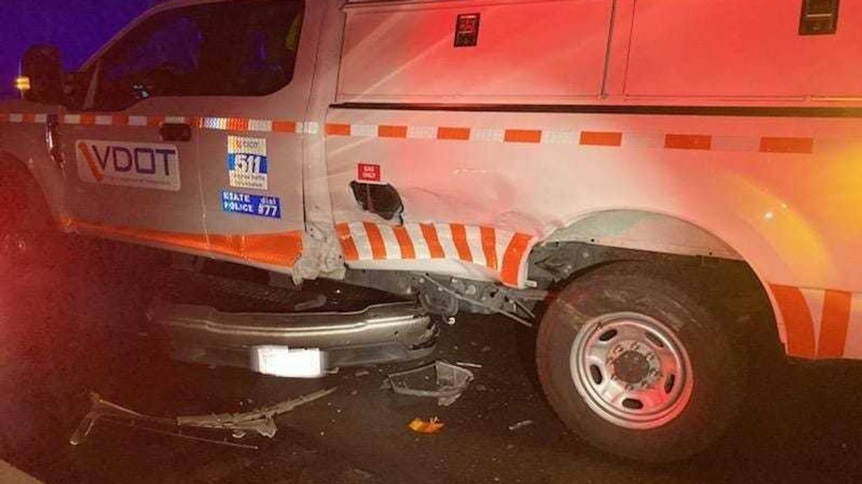 State trooper and VDOT employee escape injury