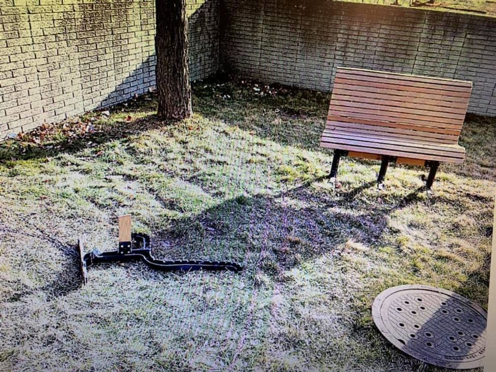 statue stolen from a Woodhaven McDonald