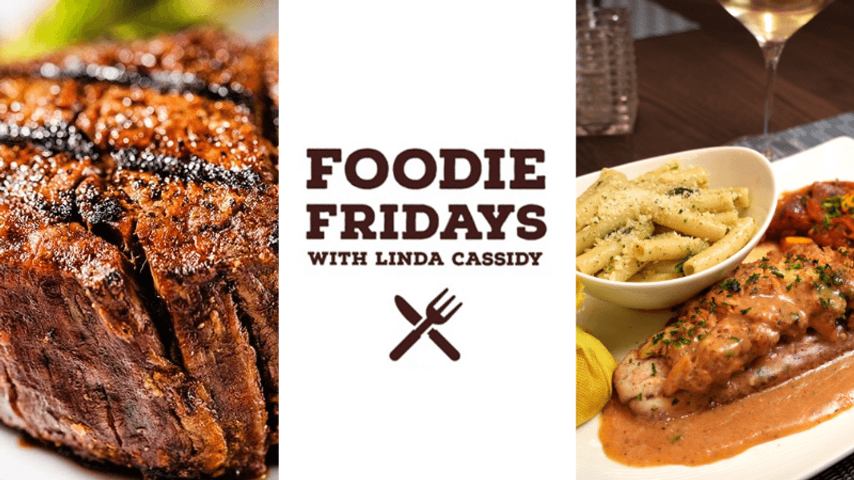 steak and seafood and pasta dishes