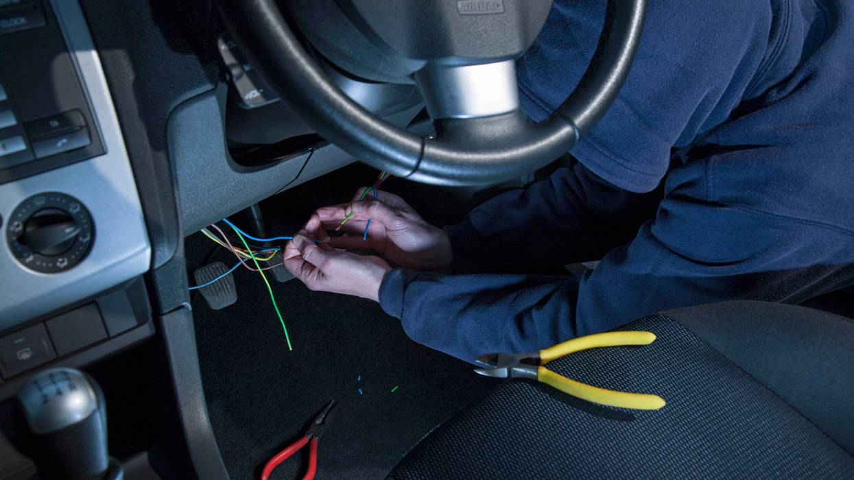 stealing a car