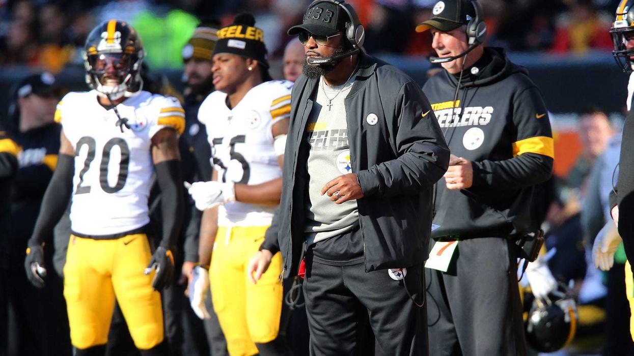 Steelers head coach Mike Tomlin and defensive coordinator Keith Butler