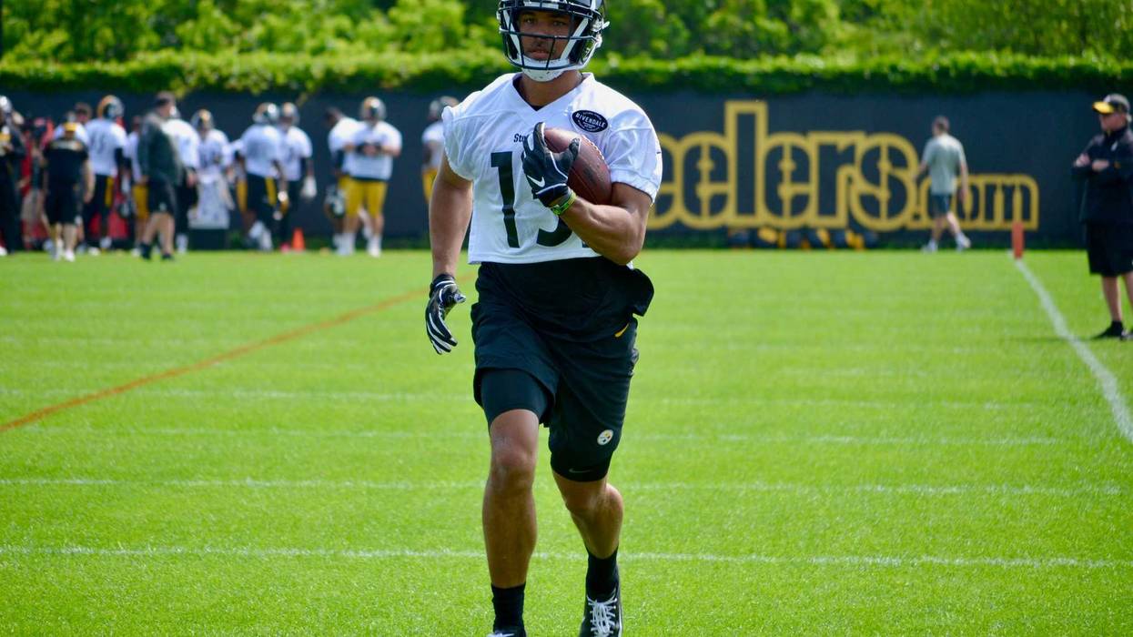 Steelers WR Trey Griffey in 2019 OTAs
