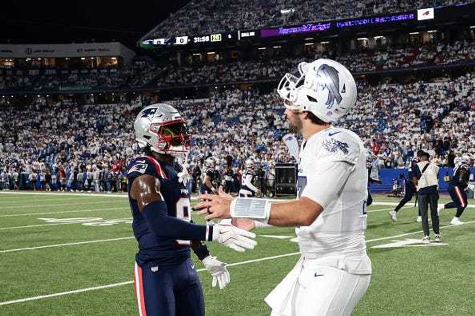 Stefon Diggs and Josh Allen