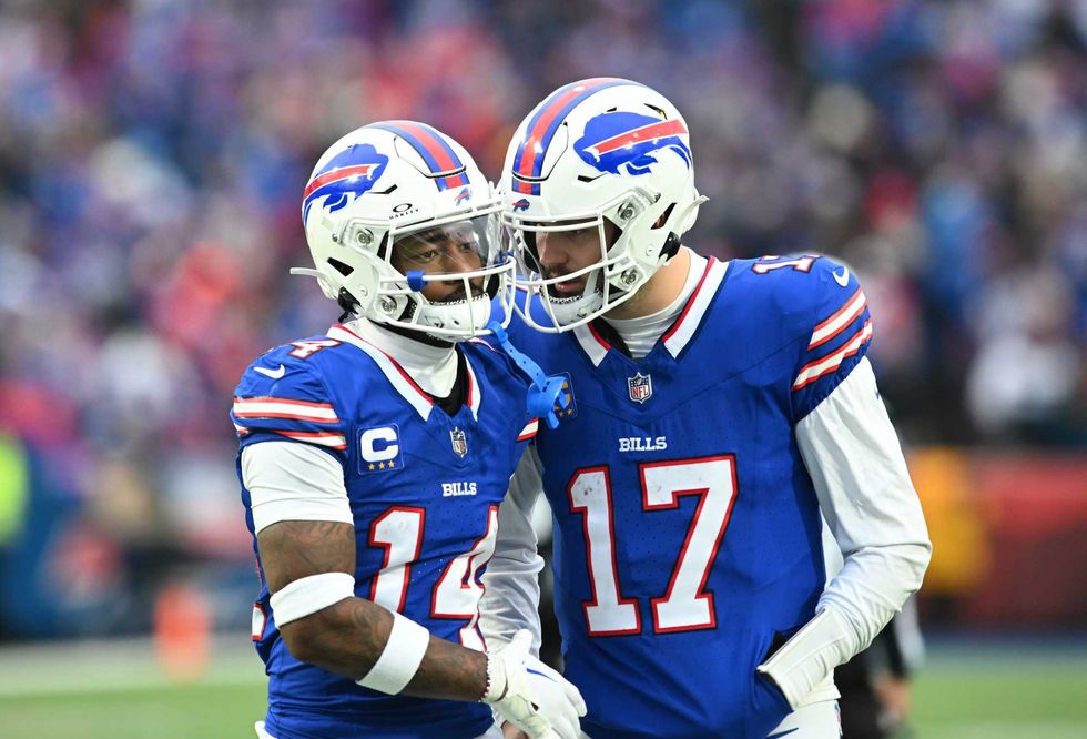 Stefon Diggs and Josh Allen