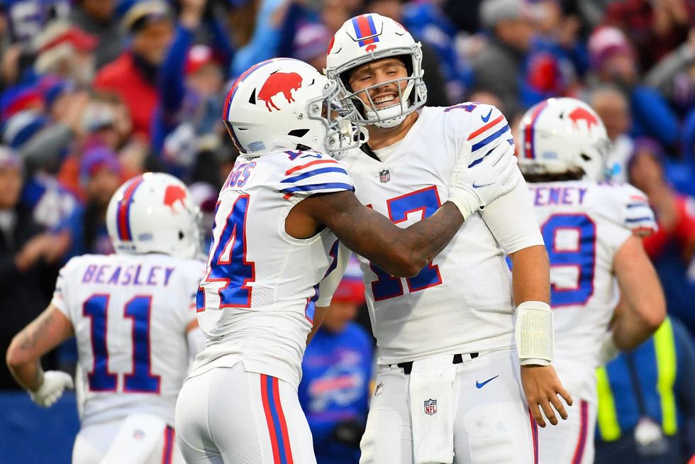 Stefon Diggs and Josh Allen