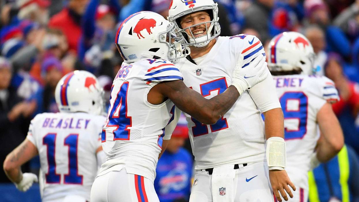 Stefon Diggs and Josh Allen