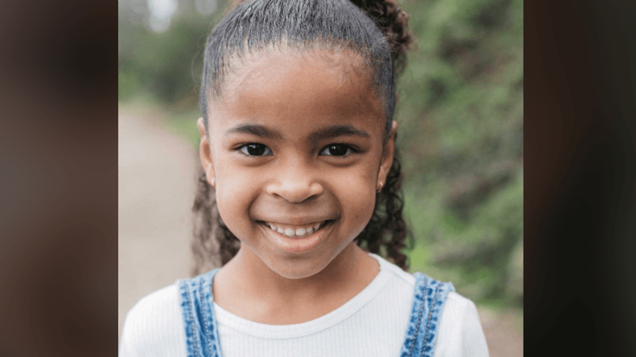 Stella Harrison, 7, got to introduce Vice President Kamala Harris in Oakland on Friday.