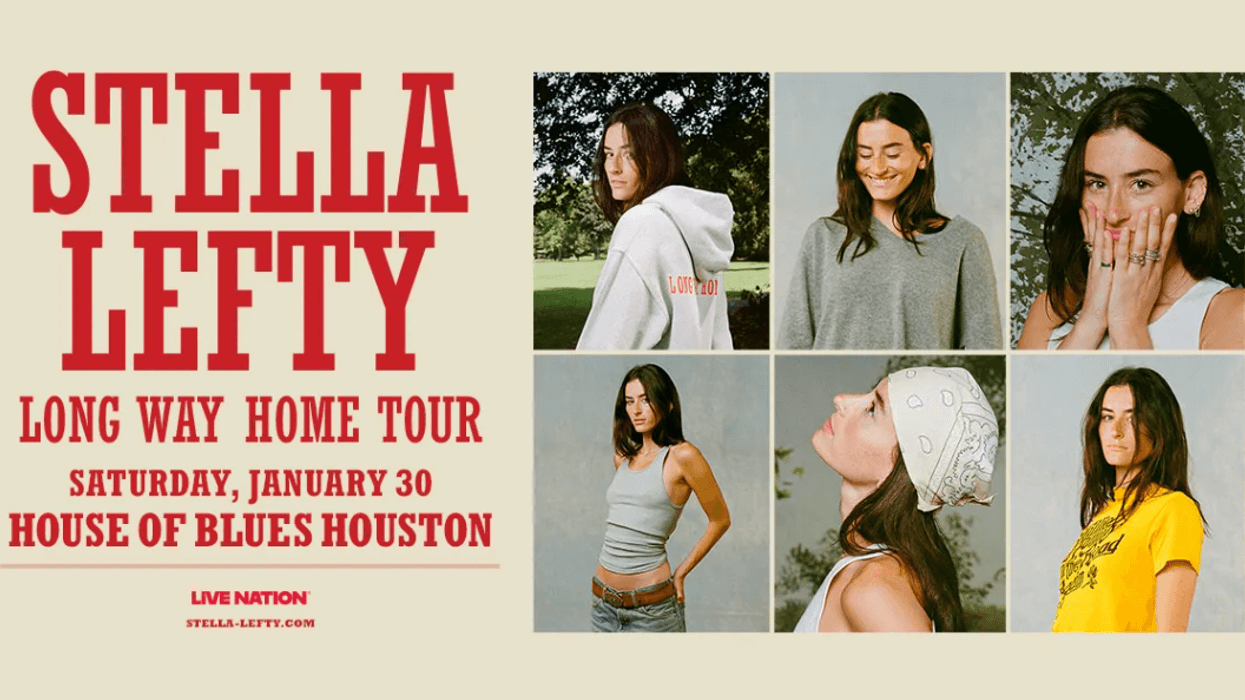 Stella Lefty Long Way Home Tour Saturday, January 30 at the House of Blues Houston