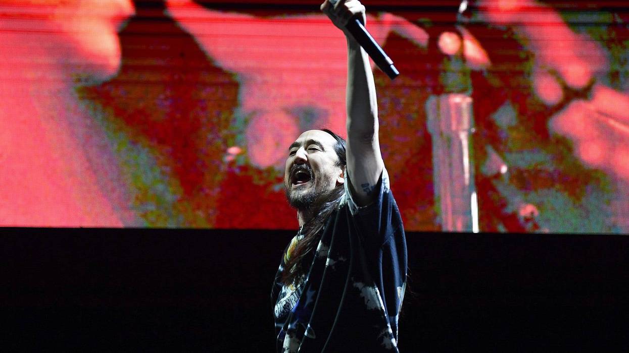 Steve Aoki at Audacy Beach Festival 2021