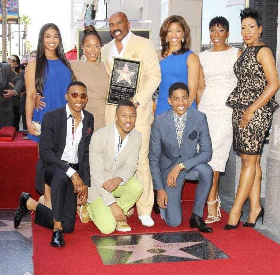 Steve Harvey and family