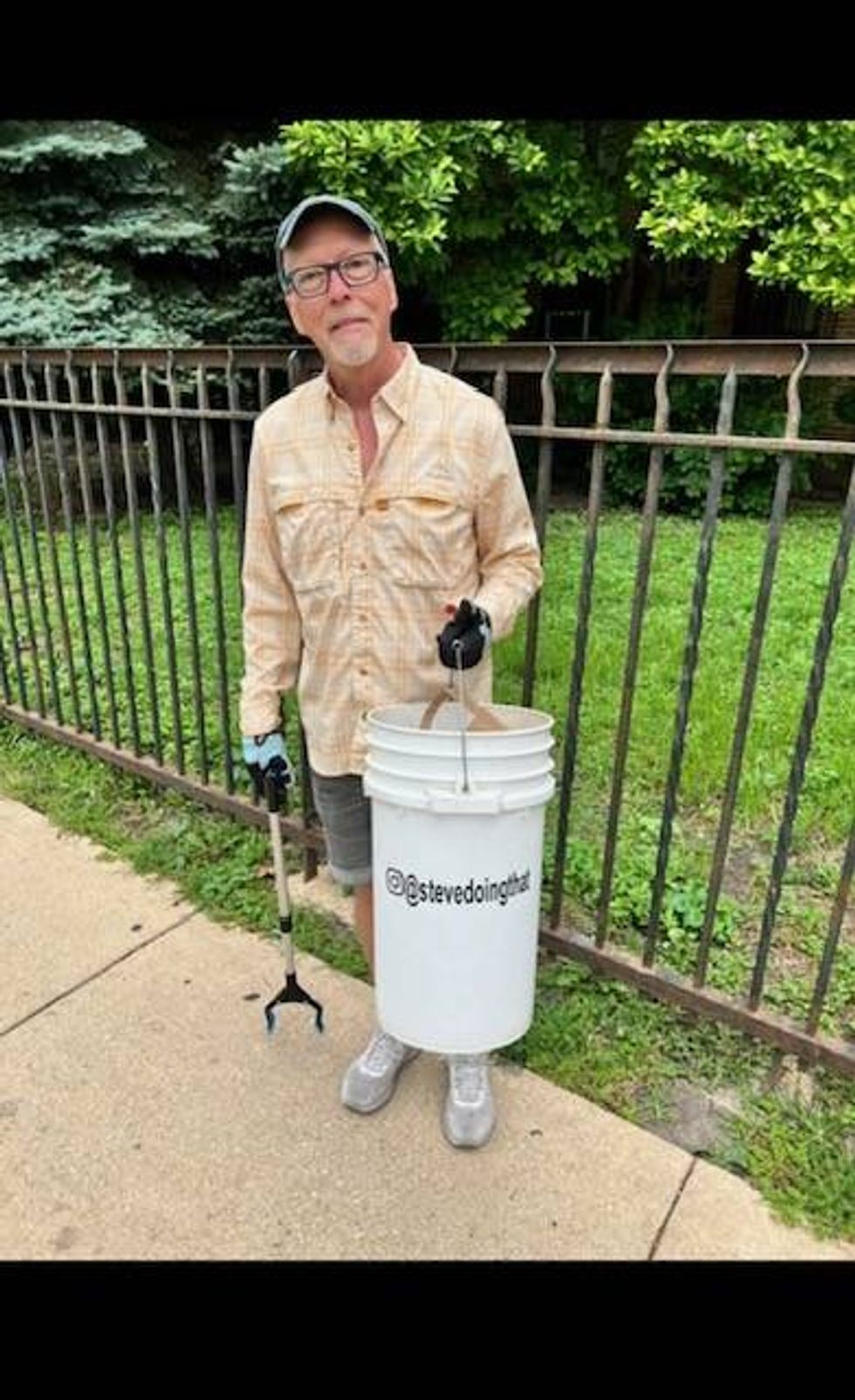 Difference Maker:  North side man picks up trash on daily walks