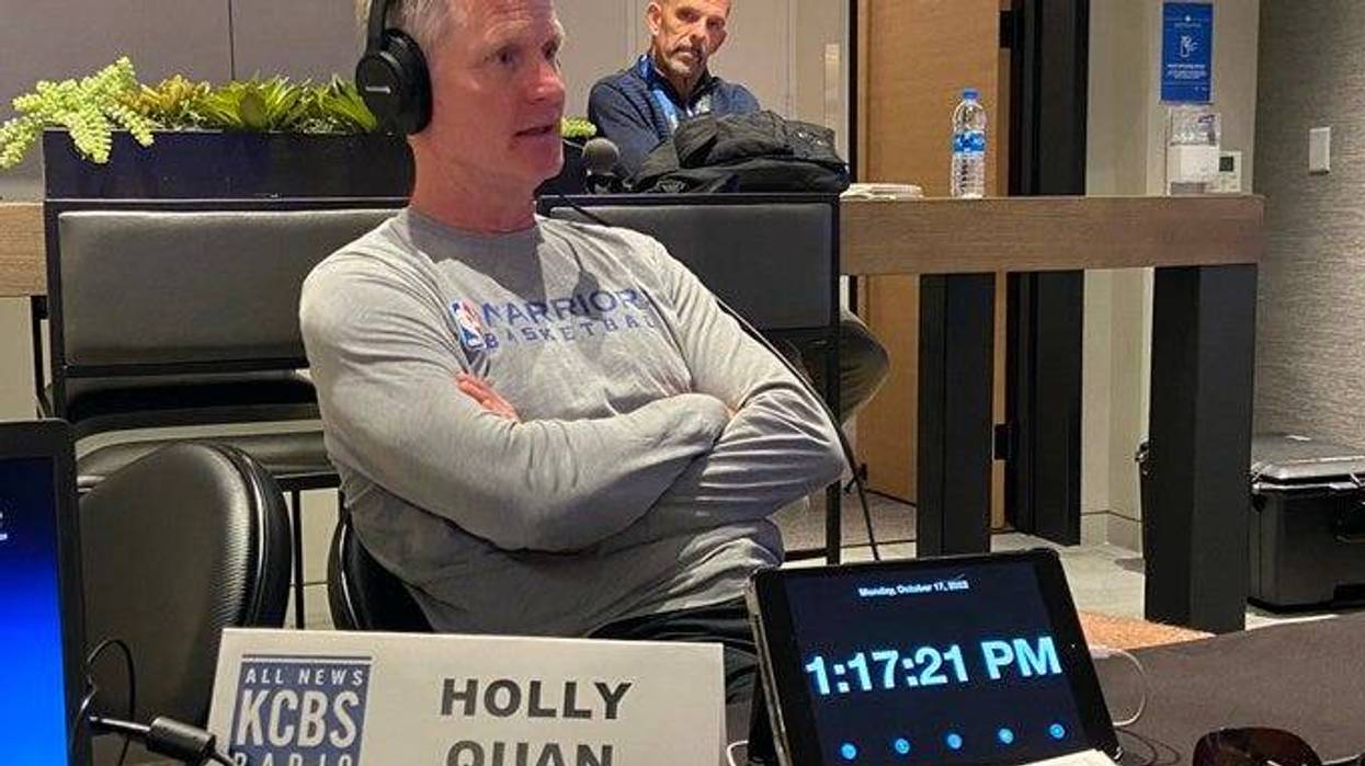 Steve Kerr joins KCBS Radio's Holly Quan and Ted Ramey on Monday.
