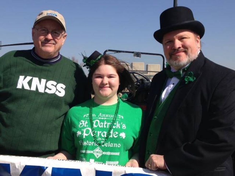 Steve McIntosh and Grand Marshal Dan O