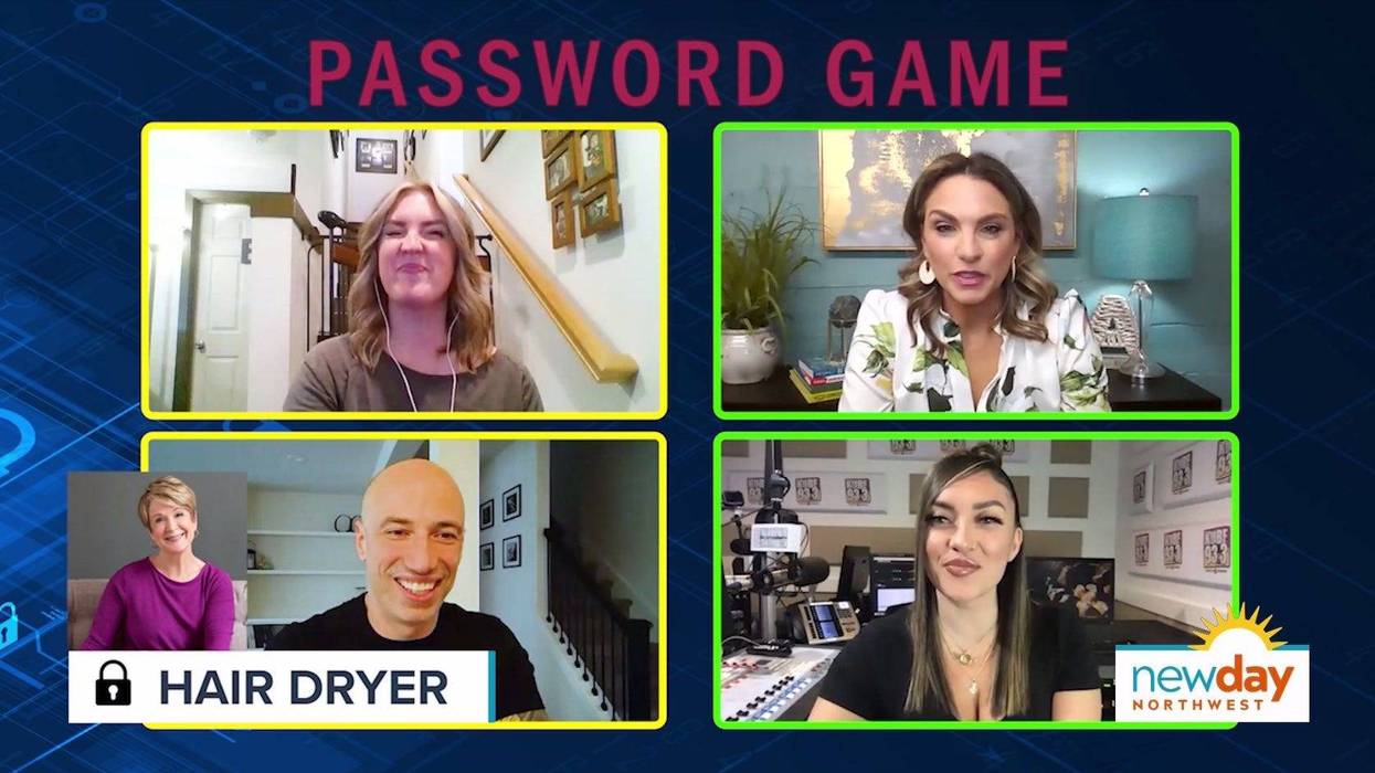 Steve Migs and Taryn Daly play "Password" on New Day NW