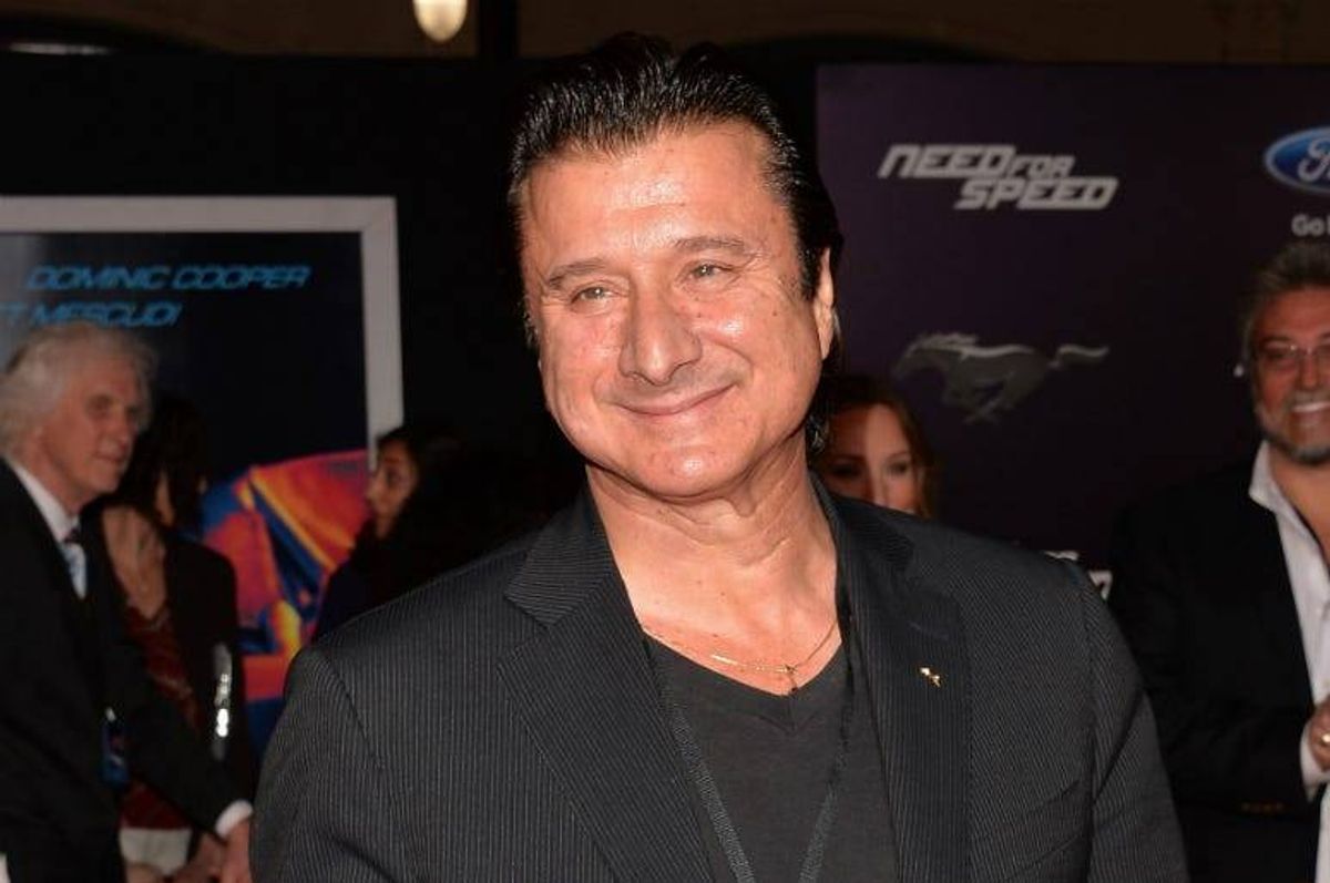 Steve Perry arrives for the premiere of DreamWorks Pictures' "Need For Speed"