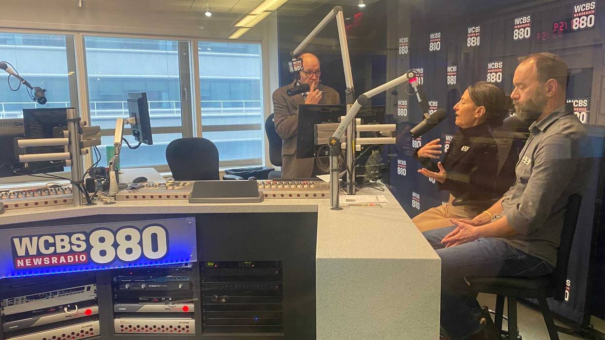 Steve Scott interviews Jon Polin and Rachel Goldberg, parents of Hamas hostage Hersh Goldberg-Polin, in April