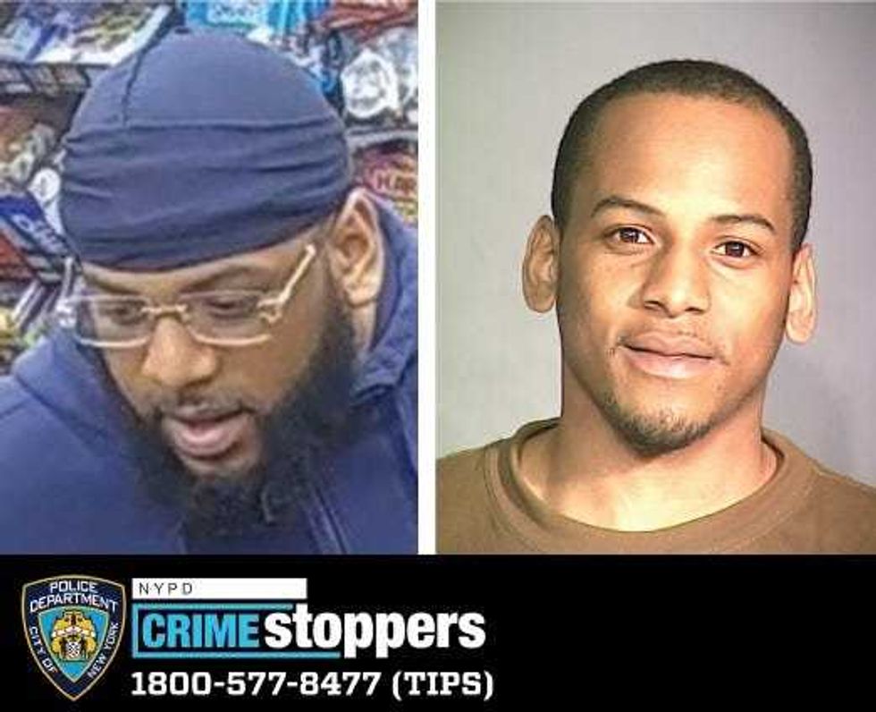 Steven Santiago is wanted by the NYPD in connection to the double homicide