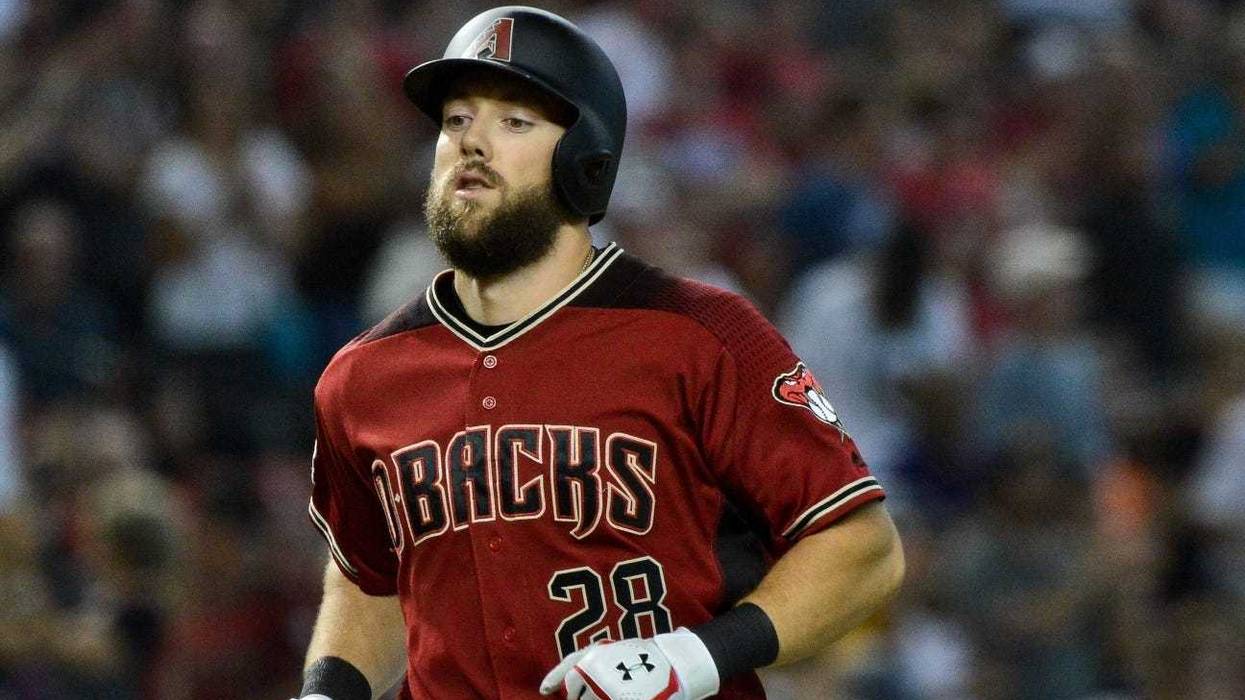 Steven Souza Jr. with the Diamondbacks in 2018