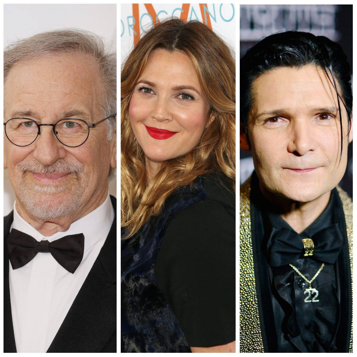 Steven Spielberg, Drew Barrymore, Corey Feldman