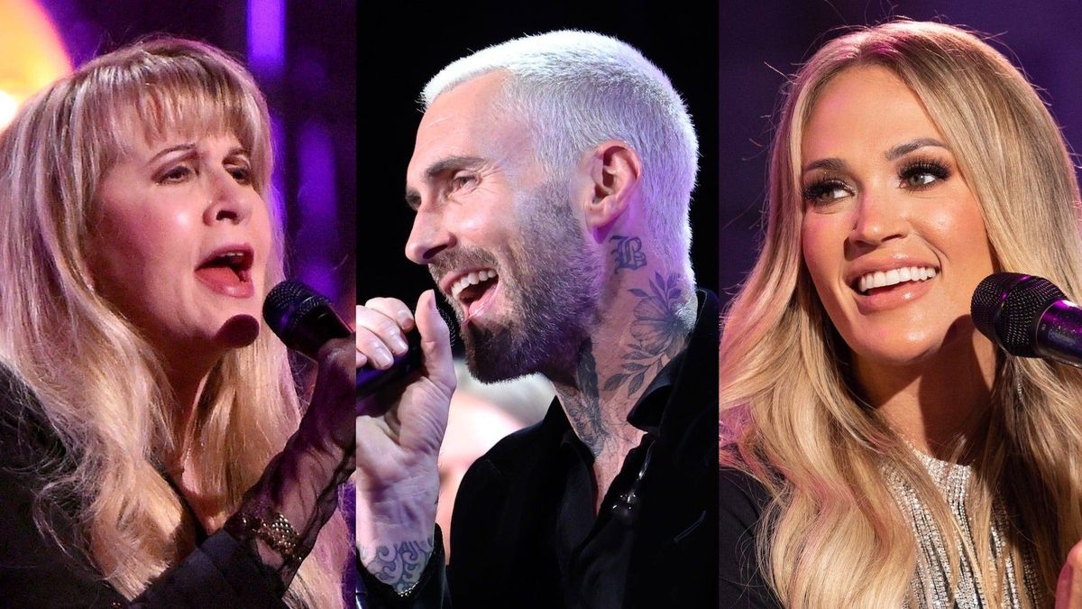 Stevie Nicks, Adam Levine, Carrie Underwood