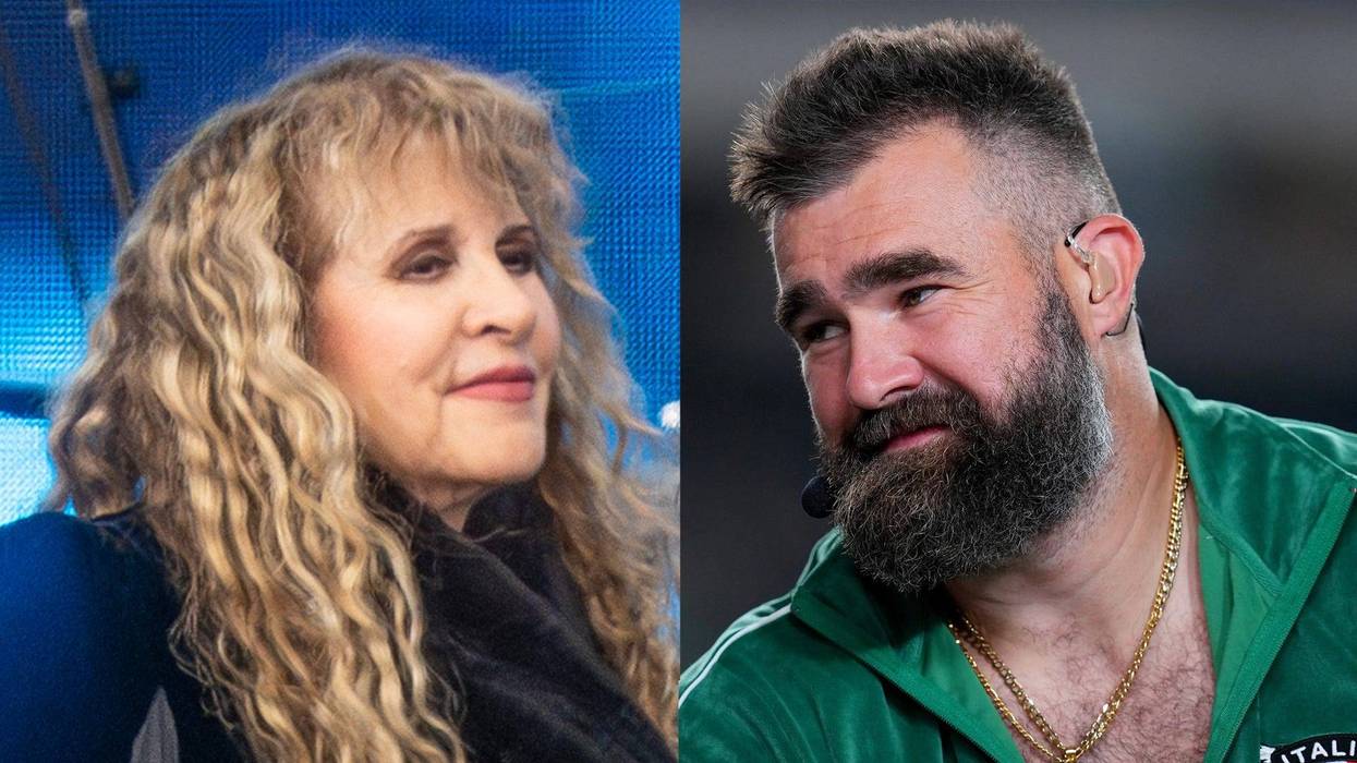 Stevie Nicks and Jason Kelce