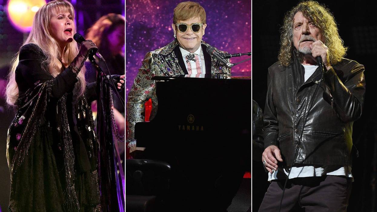 Stevie Nicks, Elton John, Robert Plant
