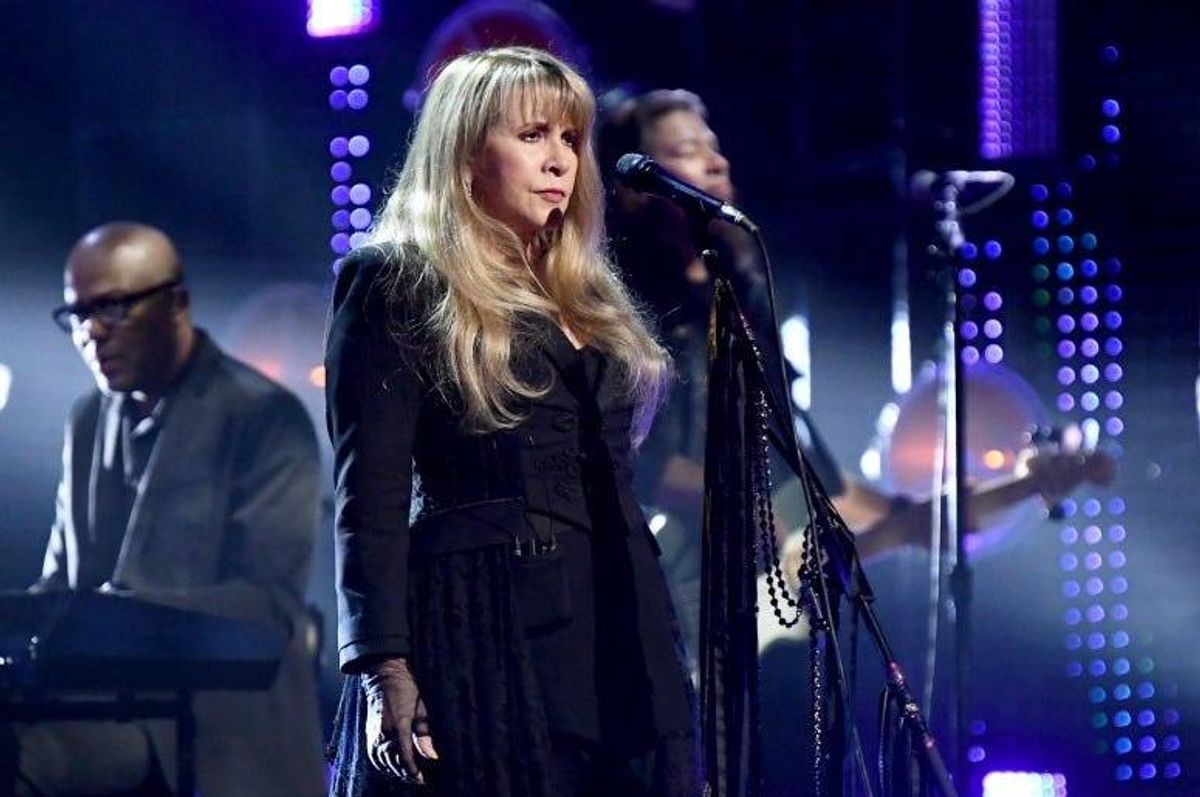 Stevie Nicks performs at the 2019 Rock & Roll Hall Of Fame Induction Ceremony