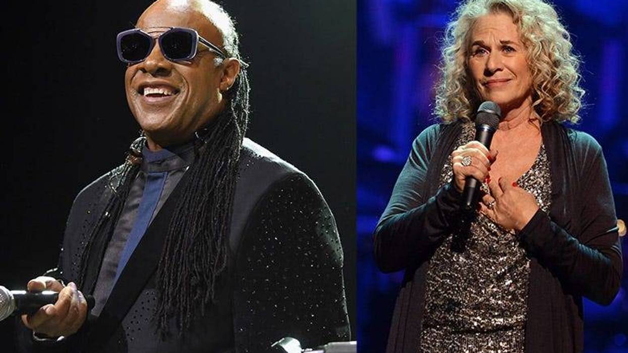 Stevie Wonder and Carole King