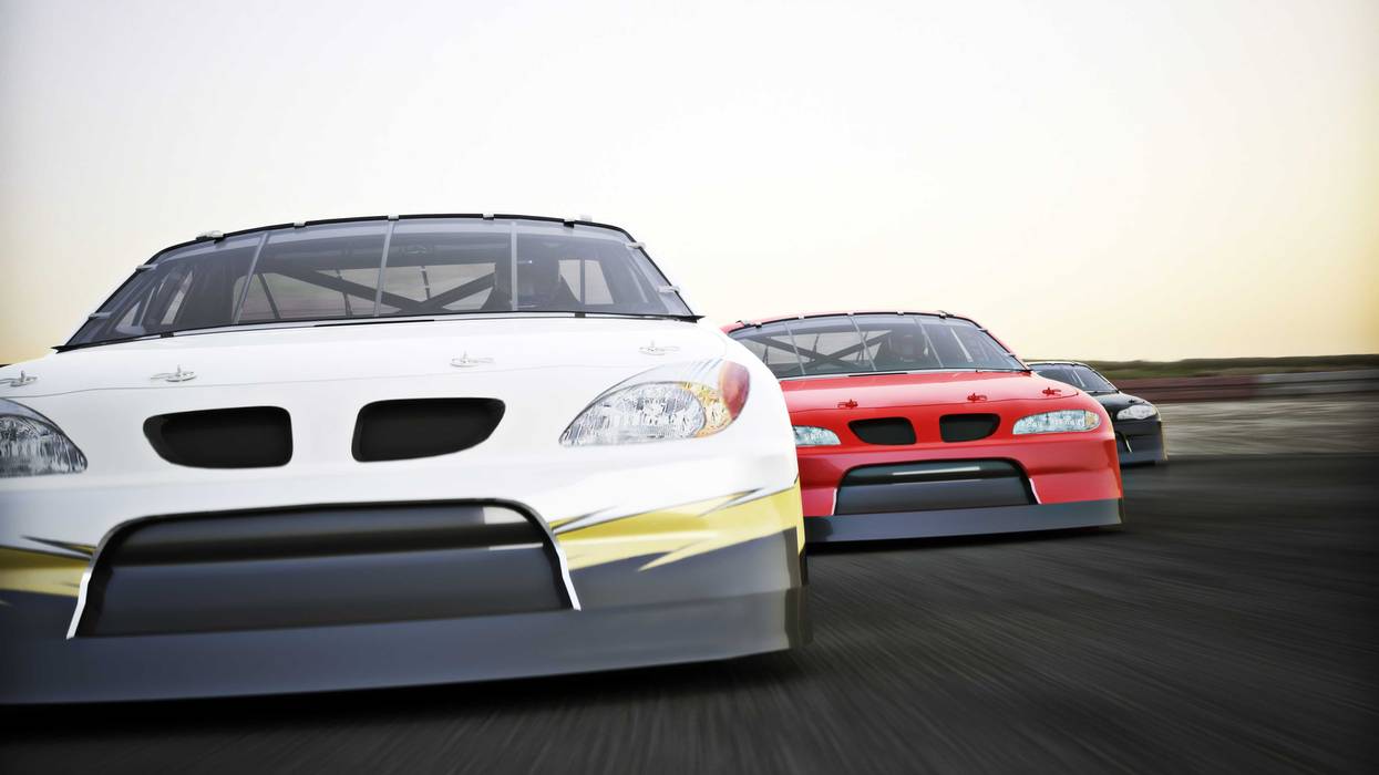 stock cars racing