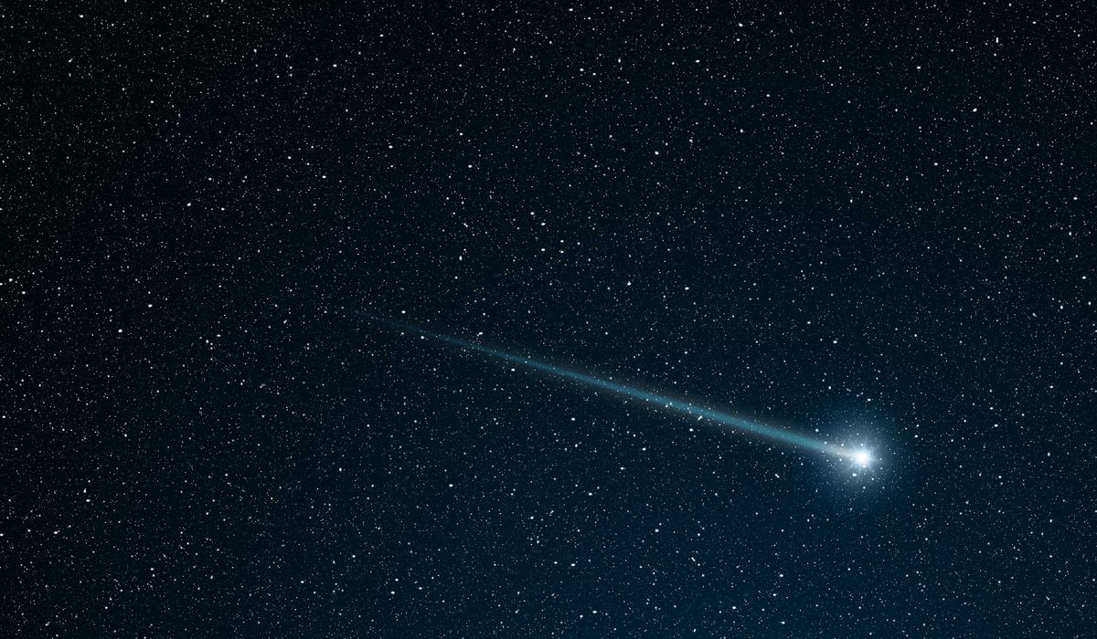 Stock image of comet