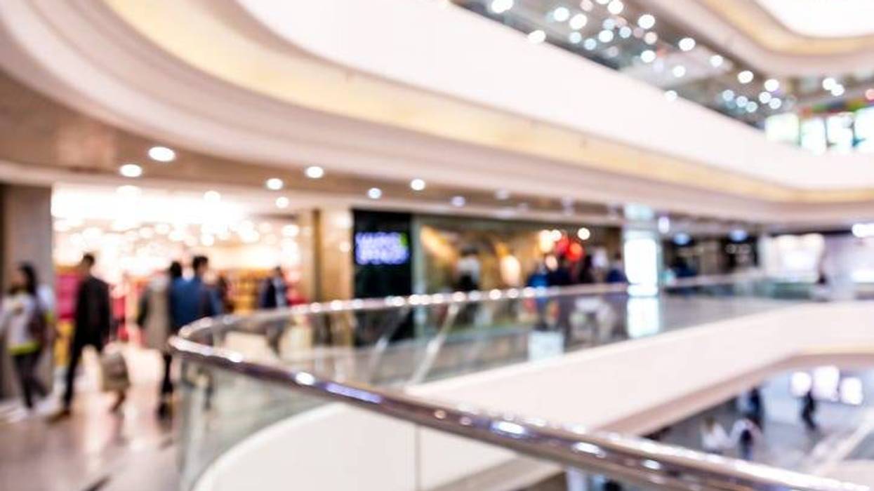 Stock image of mall