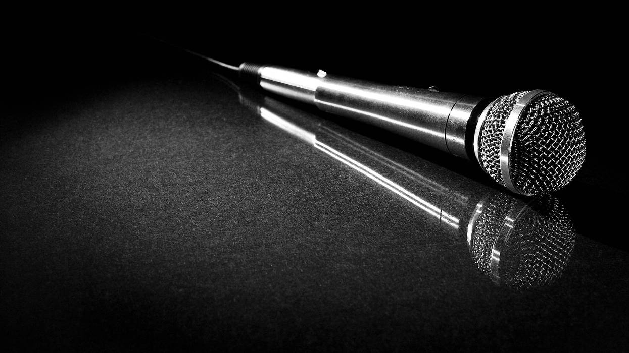 Stock photo - microphone