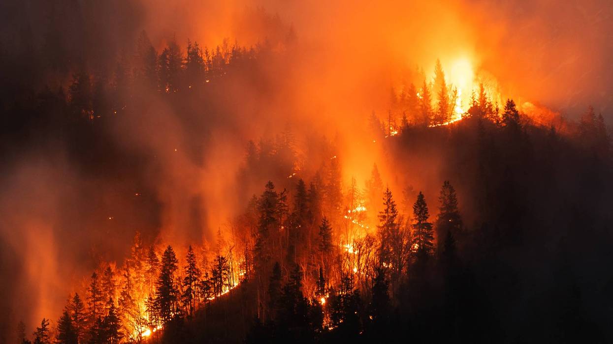 Wildfires burn across the Mountains of Western NC
