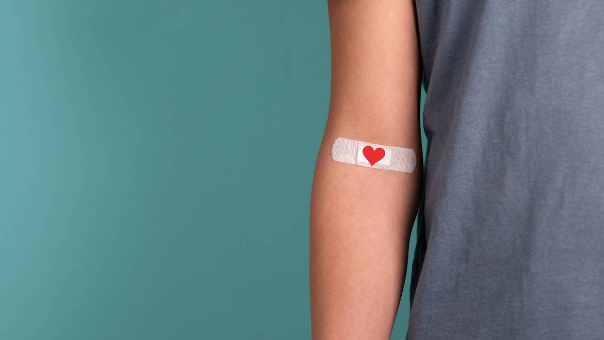 Stock photo of blood drive