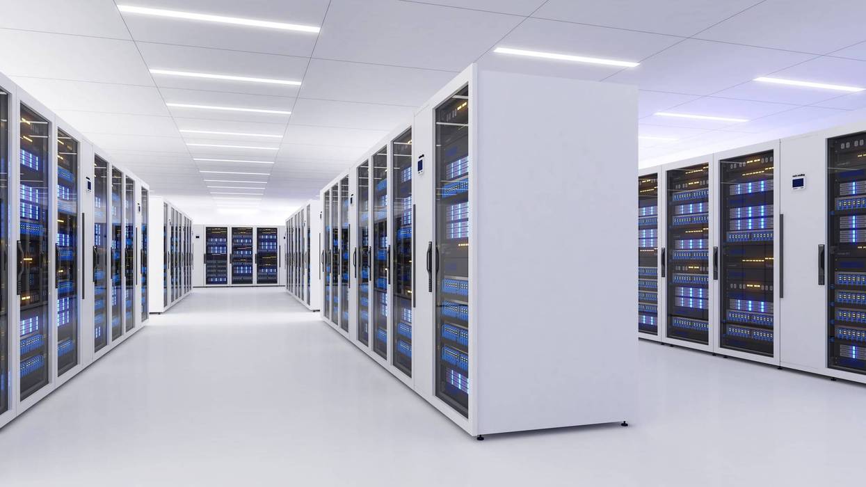 Stock photo of data center