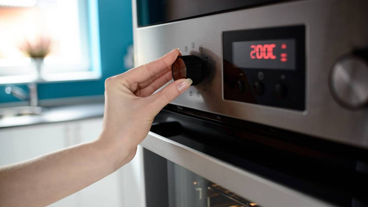 Stock photo of electric stove