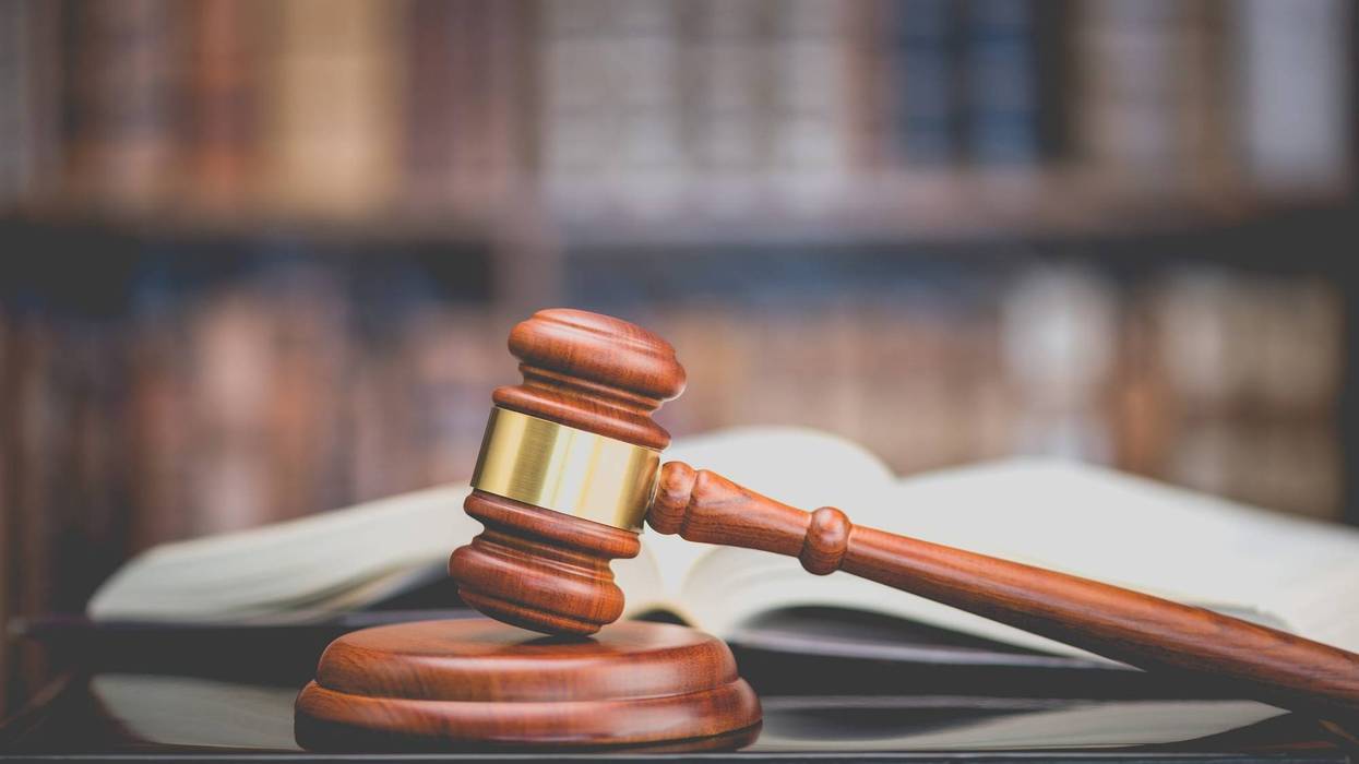 Stock photo of judge's gavel